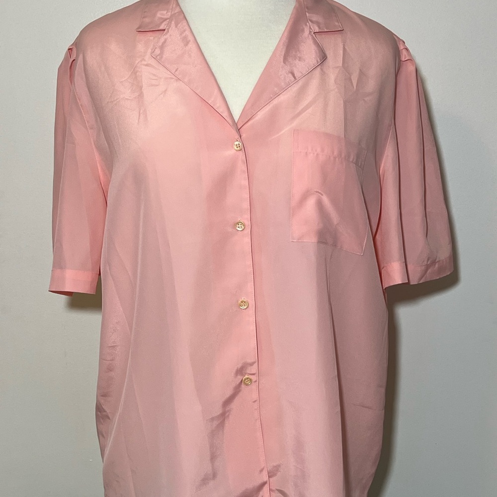Vintage Marlis Pink Women's Blouse